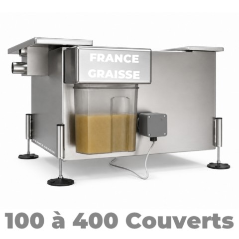 bac a graisse restaurant automatique en inox sous plonge pour professionnel